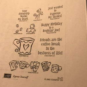 Stampin Up. Espresso Yourself. 2002